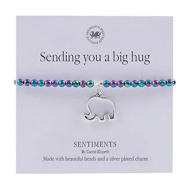 Carrie Elspeth Sending You a Big Hug Sentiment Bracelet