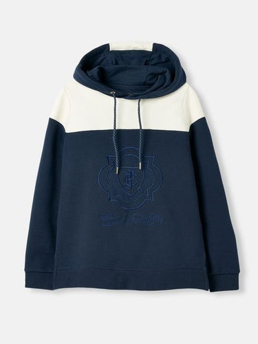 Joules Alexa Embroidered Hoodie - Navy Blue