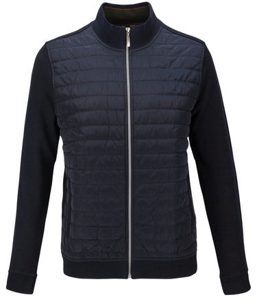 Guide London Zip Thru Quilted Front Sweat