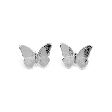 Olivia Burton Butterfly Silver Stud Earrings
