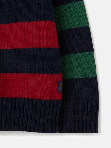 A sweater with a Hogwarts™ Red Harry Potter™ Striped Jumper inspired by Joules.