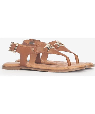 Barbour Vivienne Leather Toe-Post Sandals