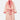 Joules Matilda Pink and White Fleece Lined Dressing Gown