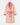 Joules Matilda Pink and White Fleece Lined Dressing Gown
