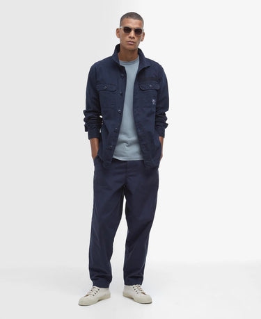 Barbour Bidlam Overshirt in Classic Navy
