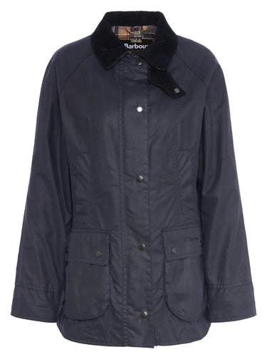 Barbour Women's Beadnell Waxed Jacket in Classic Navy