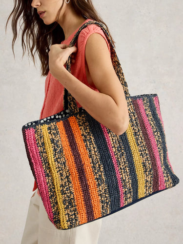 White Stuff Sabrina Crochet Tote Bag