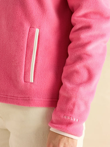 Joules Lulworth Pink Funnel Neck Fleece