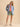 Brakeburm Women's Patchwork Denim Shirt