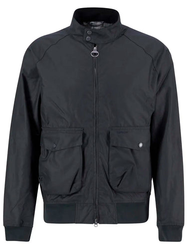 Barbour Men's Modern Royston Waxed Jacket in Navy