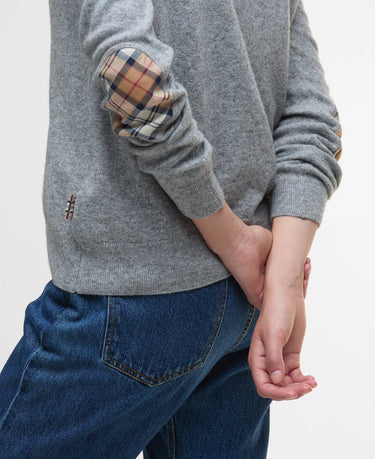 Barbour Pendle Cardigan in Grey Marl