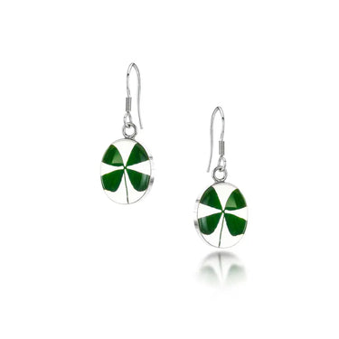 Shrieking Violet Earrings Four Leaf Clover CE01