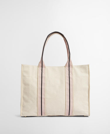 Barbour Madison Square Beach Bag in Ecru