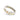 Xuxa White and Gold Diamond Pattern Metal Bracelet