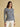 Joules Sophie Navy Striped Long Sleeve Ribbed Fitted T‑Shirt