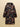 Joules Holkham Navy Bird Floral Waterproof Packable Jacket With Hood