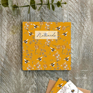 Toasted Crumpet Bee & Honeysuckle Duo Notecard Wallet