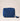 Elizabeth Scarlett Baby Elephant Conservation Navy Velvet Wash Bag