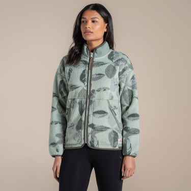 Craghoppers Women's Dante Full Zip Fleece in Sage Print