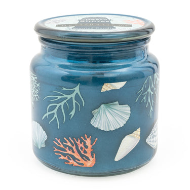 CANDLELIGHT COASTAL SHORES LIDDED CANDLE JAR