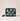 Elizabeth Scarlett Turtle Conservation Marine Navy Velvet Wash Bag