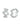 Clogau Nature's Wonder Sterling Silver Forget-Me-Not Huggie Hoop Earrings - 3SFMN834