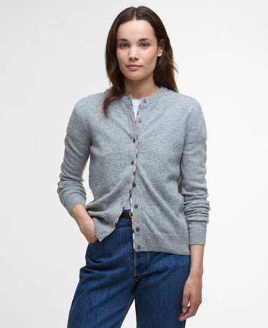 Barbour Pendle Cardigan in Grey Marl