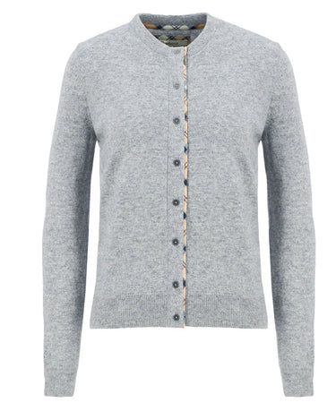 Barbour Pendle Cardigan in Grey Marl
