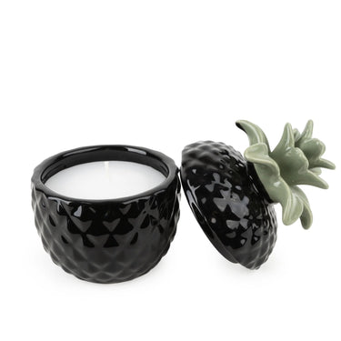 CANDLELIGHT PINEAPPLE SHAPED CERAMIC CANDLE