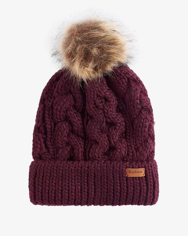 Barbour Ladies Penshaw Cable-Knit Beanie AW25