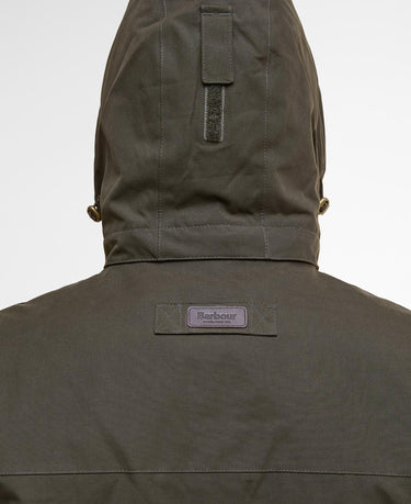 Barbour Men's Brockstone Waterproof Jacket in Dark Olive