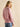 Joules Dibbly Cotton Cable Knit Cricket Jumper in Pink