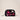 Elizabeth Scarlett Wildflower Charcoal Velvet Makeup Bag