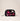Elizabeth Scarlett Wildflower Charcoal Velvet Makeup Bag