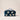 Turtle Conservation Marine Navy Velvet Open Flat Makeup Bag