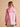 Joules Burnham Cotton Funnel Neck Quarter Zip Sweatshirt in Pink