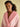 Joules Matilda Pink and White Fleece Lined Dressing Gown