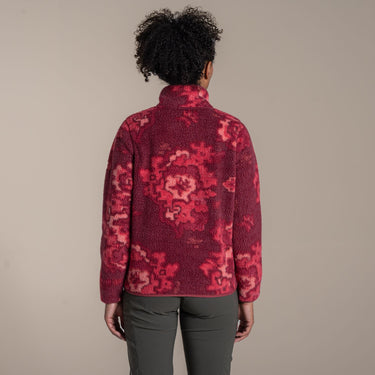 Craghoppers Women's Rosemary II Overhead Fleece in Amarylis Print
