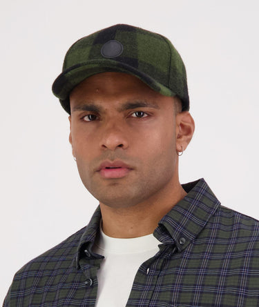 Swanndri Wool Check Baseball Cap