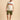 Brakeburn Chest Stripe Mens Cotton T shirt in Ecru