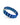 Xuxa Blue Evil Eye Diamond Pattern Metal Bracelet