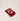 Elizabeth Scarlett Enchanted Heart Rouge Velvet Mini Pouch