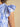 Joules Nolan Blue Toile Sleeveless Tie Neck Blouse