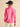 Joules Lulworth Pink Funnel Neck Fleece
