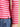 Joules Harbour Pink & Red Long Sleeve Striped Boat Neck Breton Top