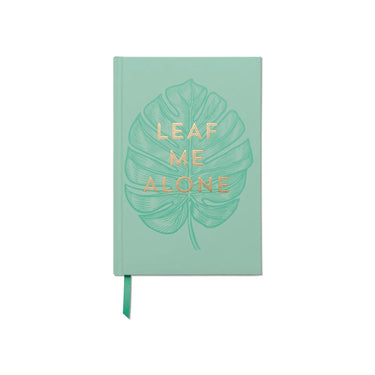 Leaf Me Alone Vintage Sass Hardcover Journal