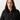 Joules Rosewell Black Longline Diamond Quilted Showerproof Coat