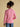 Joules Pink Classic Crew Neck Cotton Cable Knit Jumper