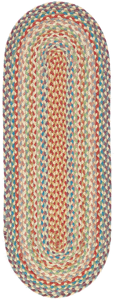 The Braided Rug Carnival Jute Table Runner
