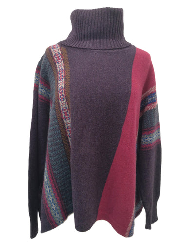 Eribe Montrose Cowl Sweater in Bramble